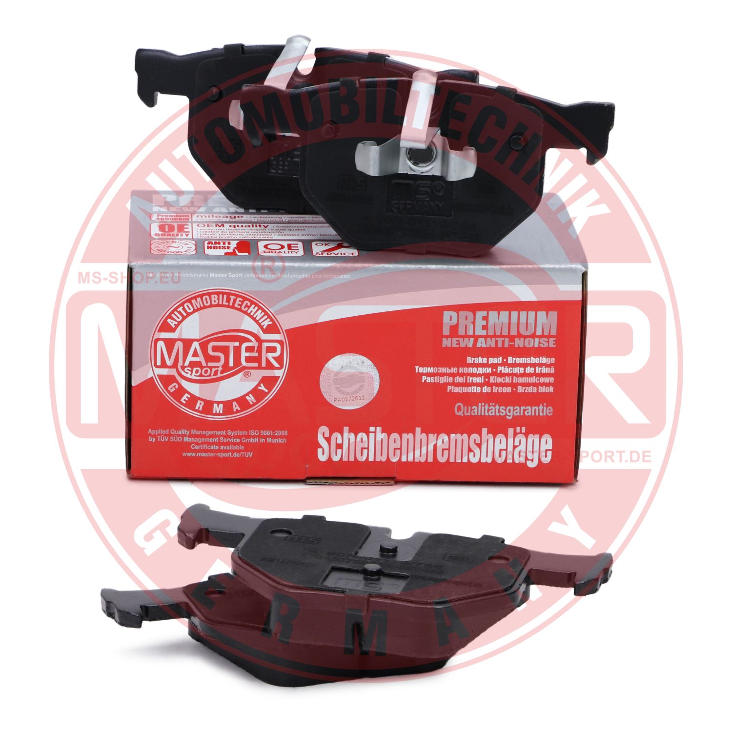 Placute frana MASTERSPORT GERMANY 13046072252N-SET-MS